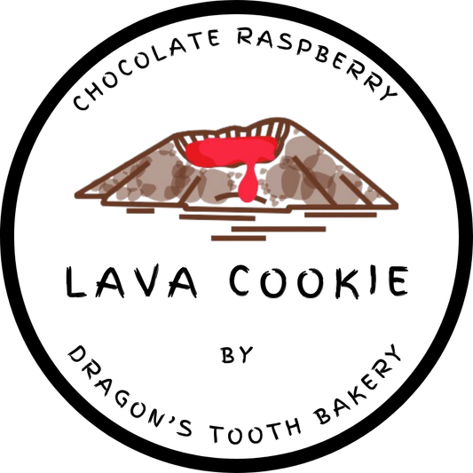 Traditional Version: Chocolate Raspberry Lava Cookies: 1 Boxed Dozen